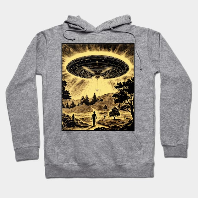 UFO Invasion Hoodie by OscarVanHendrix